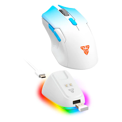 WG11V2RD Cruiser II Blue Mouse inalámbrico 2.400 DPI con dock de carga RGB