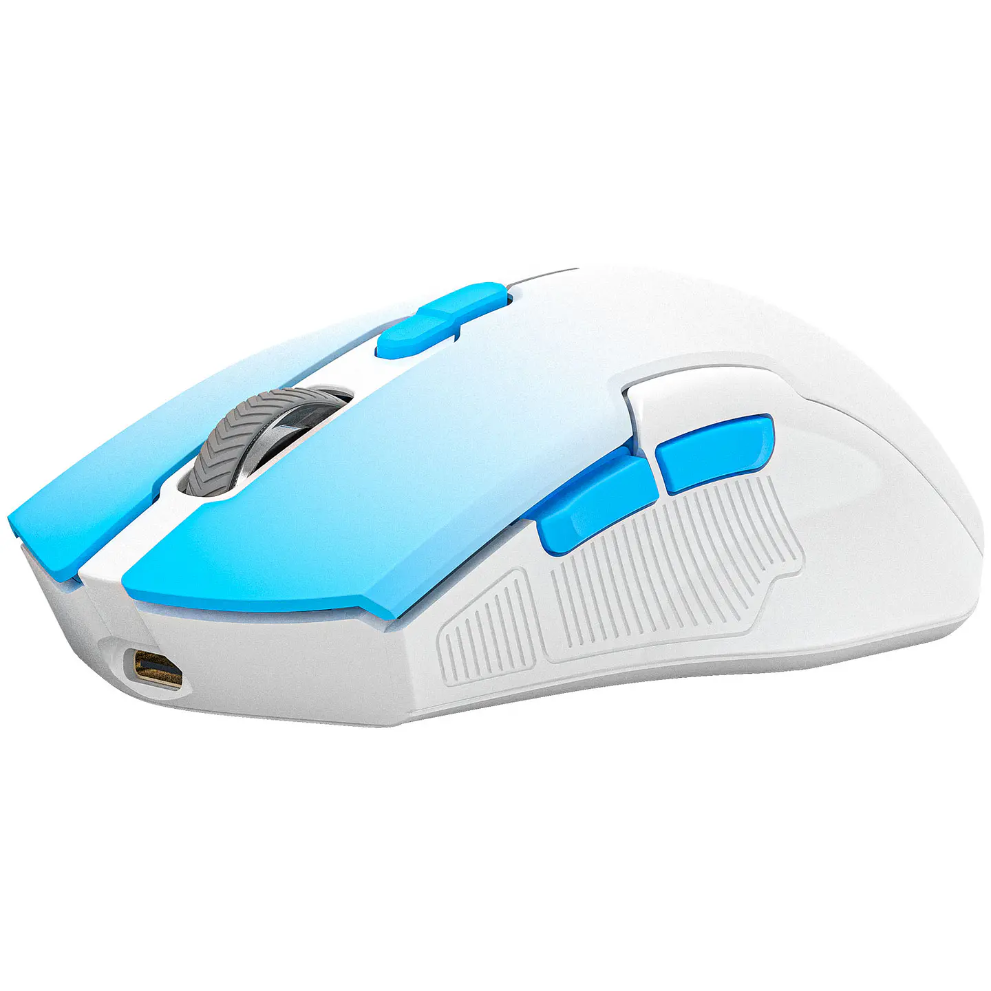 WG11V2RD Cruiser II Blue Mouse inalámbrico 2.400 DPI con dock de carga RGB 4