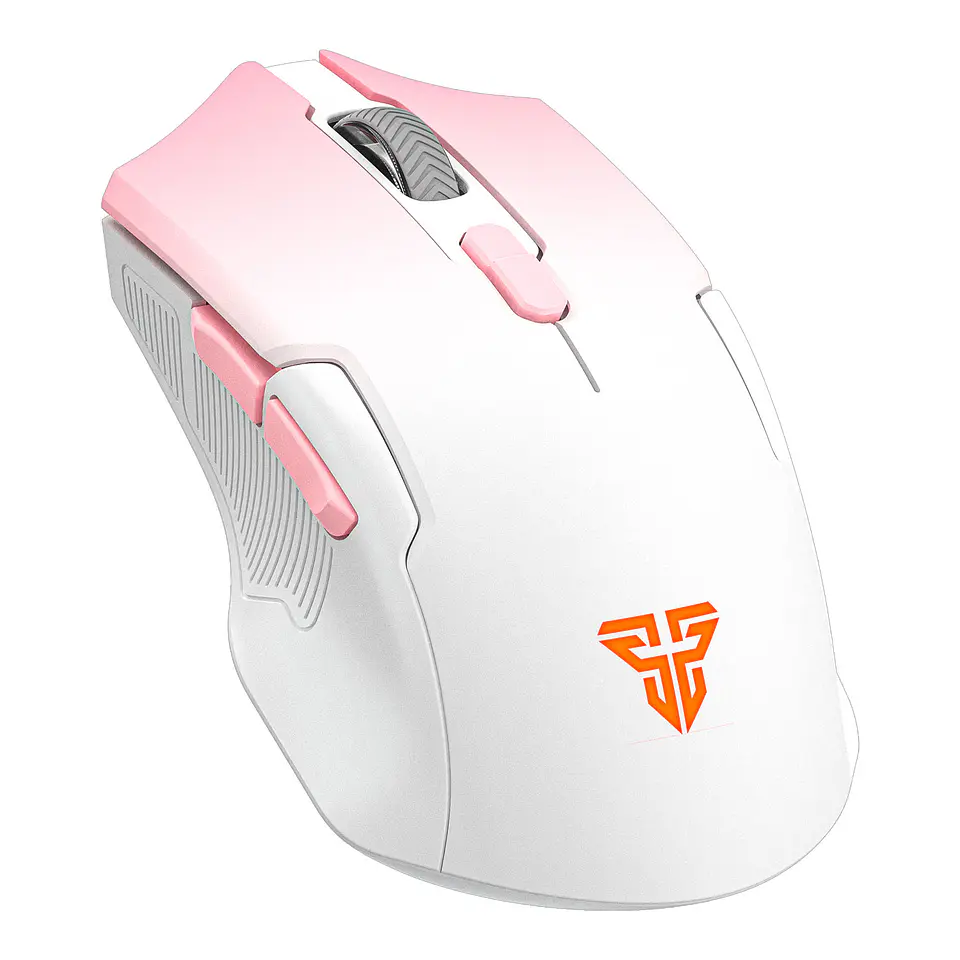 WG11V2RD Cruiser II Pink Mouse inalámbrico 2.400 DPI con dock de carga RGB 2