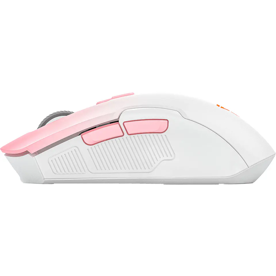 WG11V2RD Cruiser II Pink Mouse inalámbrico 2.400 DPI con dock de carga RGB 5