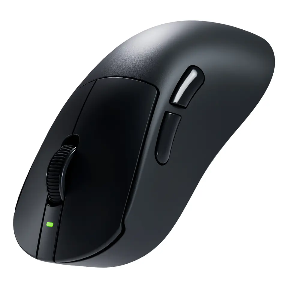 WG14E YARI E Black Mouse inalámbrico 12.000 DPI 300 IPS 35G 1000 MHz con dock de carga RGB 3