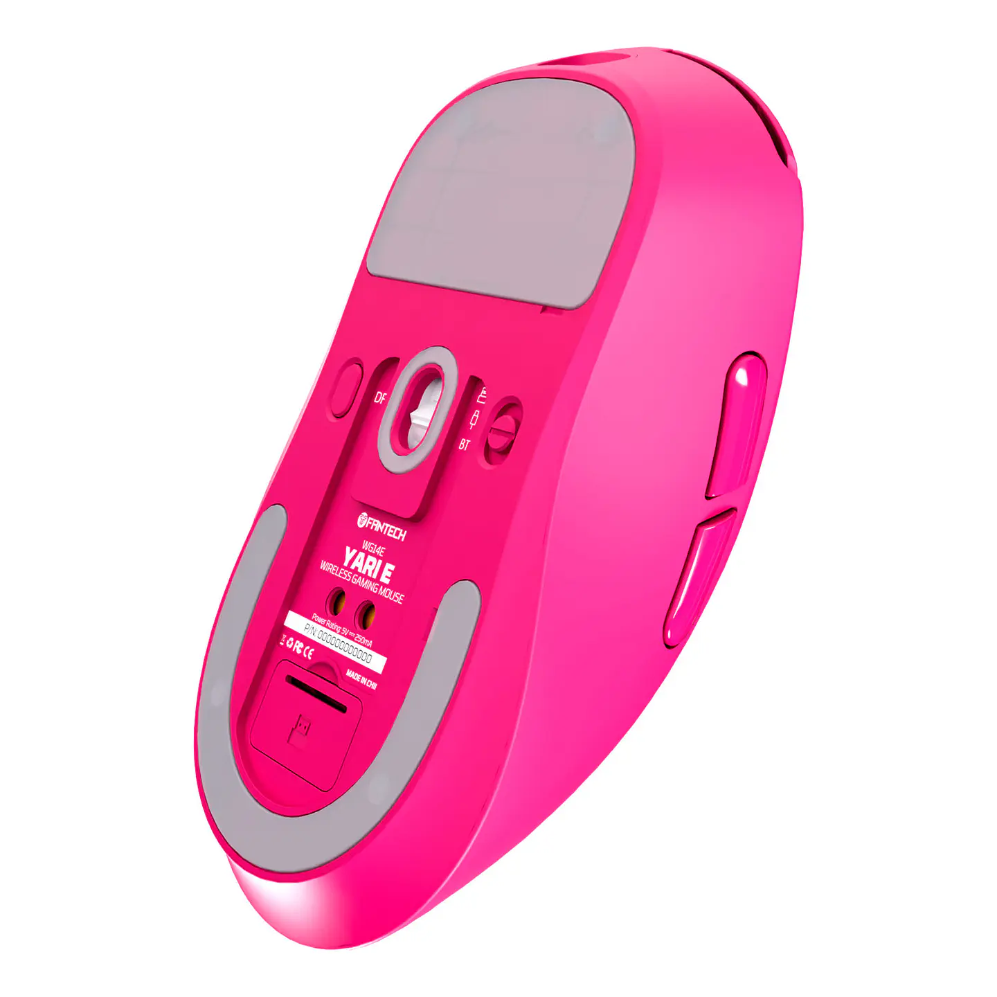 WG14E YARI E Rosie Pink Mouse inalámbrico 12.000 DPI 300 IPS 35G 1000 MHz con dock de carga RGB- COPIA 4