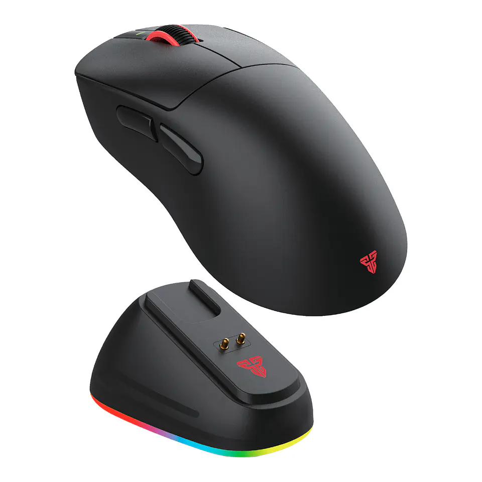 WG14P YARI PRO Black Mouse Inalámbrico 42.000 DPI 8.000 MHz con dock de carga RGB 1