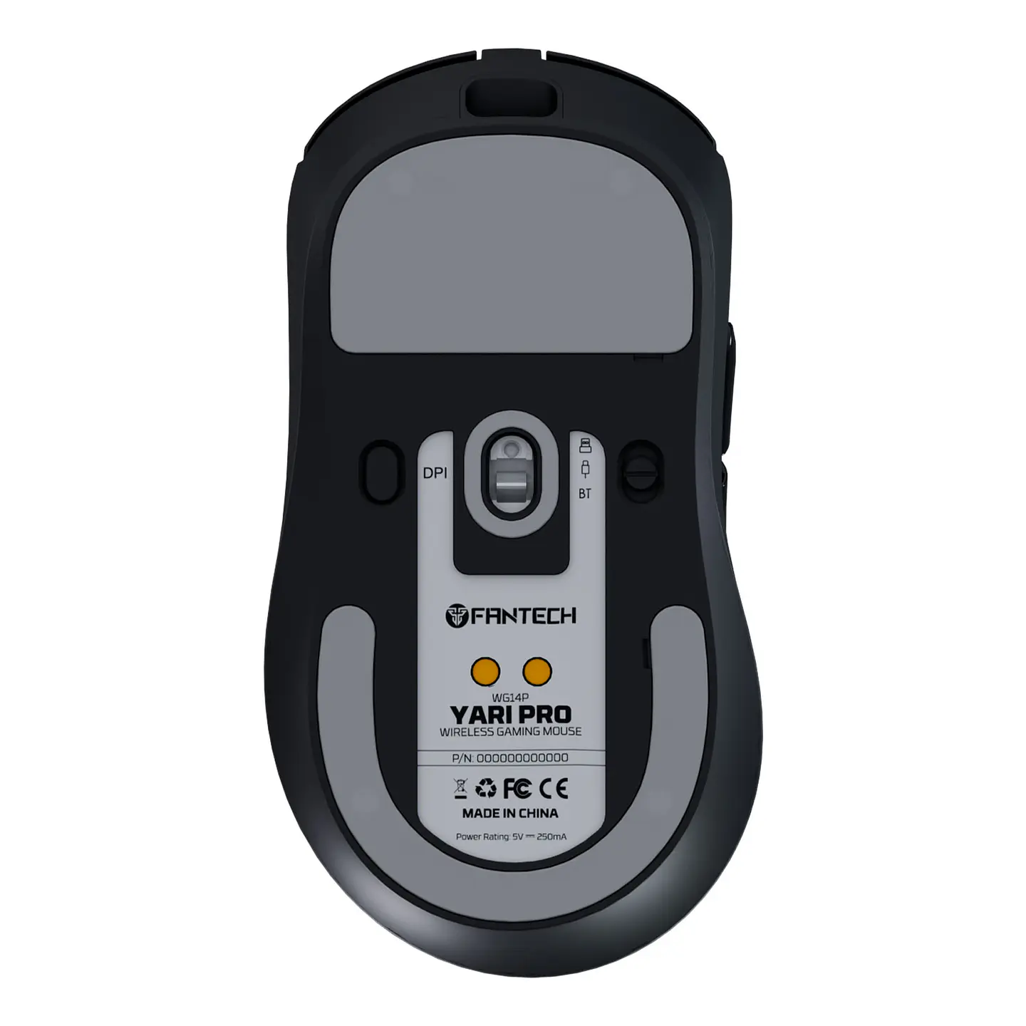 WG14P YARI PRO Black Mouse Inalámbrico 42.000 DPI 8.000 MHz con dock de carga RGB 5