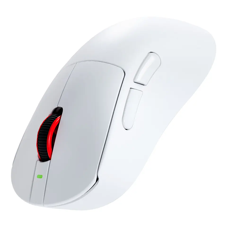 WG14P YARI PRO White Mouse Inalámbrico 42.000 DPI 8.000 MHz con dock de carga RGB 3