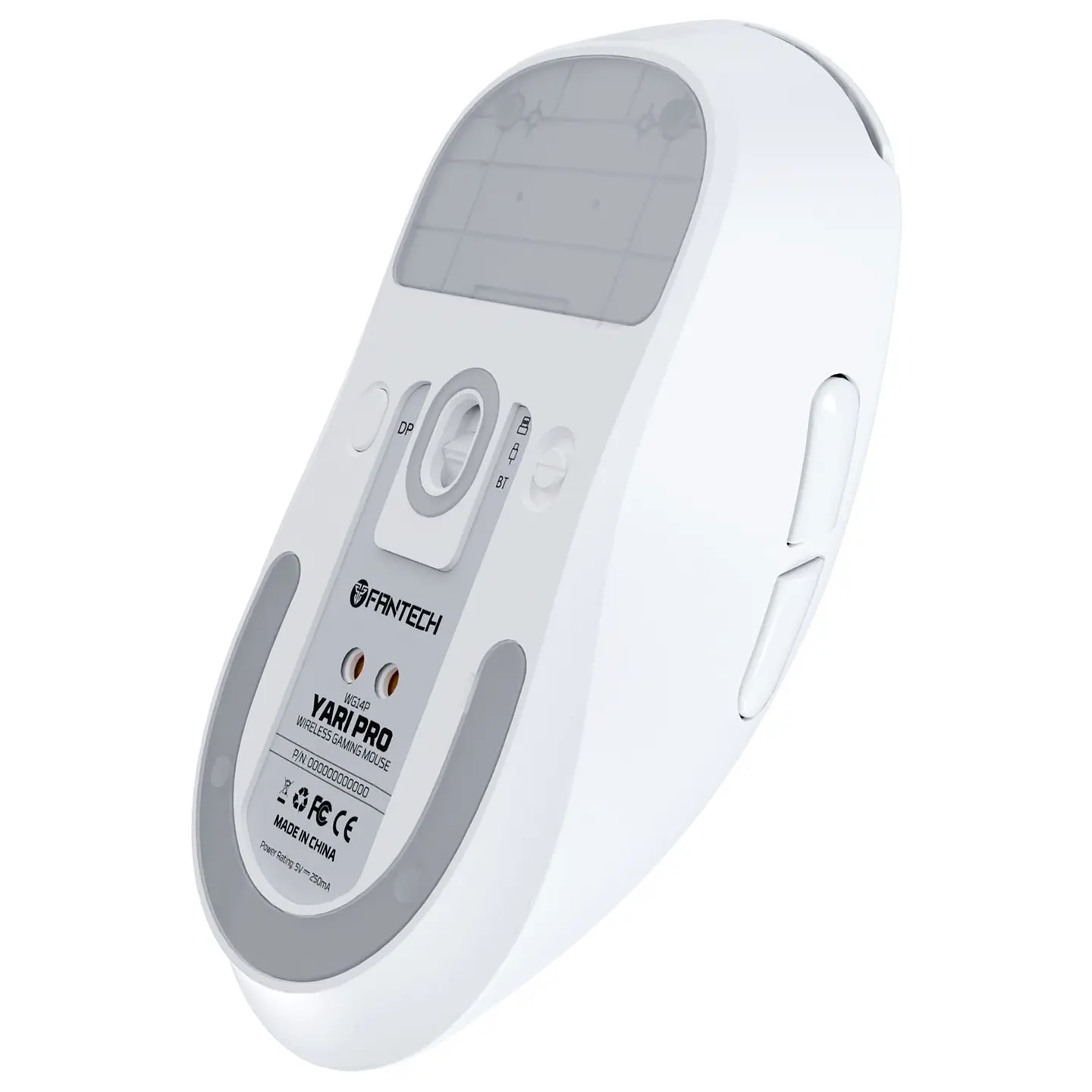 WG14P YARI PRO White Mouse Inalámbrico 42.000 DPI 8.000 MHz con dock de carga RGB 10
