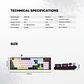 MK878s ATOM104S Mori White Teclado mecánico 100% Hot-Swappable Layout USA - Miniatura 16