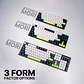MK878s ATOM104S Mori Blue Teclado mecánico 100% Hot-Swappable Layout USA - Miniatura 7