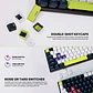 MK878s ATOM104S Mori Blue Teclado mecánico 100% Hot-Swappable Layout USA - Miniatura 9