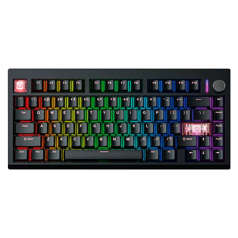 MK921 MAXFIT8 Black Teclado Mecánico Inalámbrico Hot-swappable 80% Layout USA
