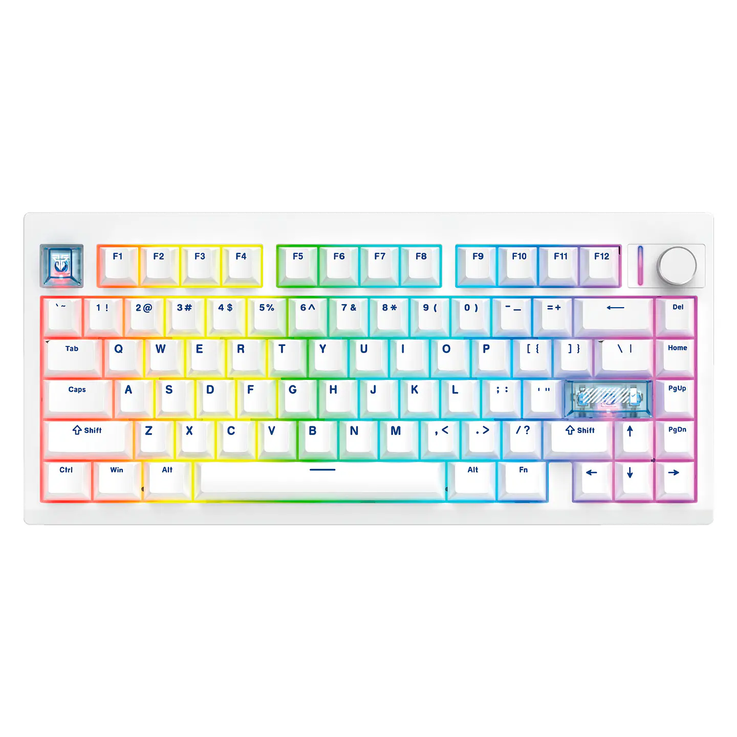 MK921 MAXFIT8 White Teclado Mecánico Inalámbrico Hot-swappable 80% Layout USA 1