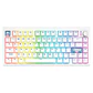 MK921 MAXFIT8 White Teclado Mecánico Inalámbrico Hot-swappable 80% Layout USA - Miniatura 1