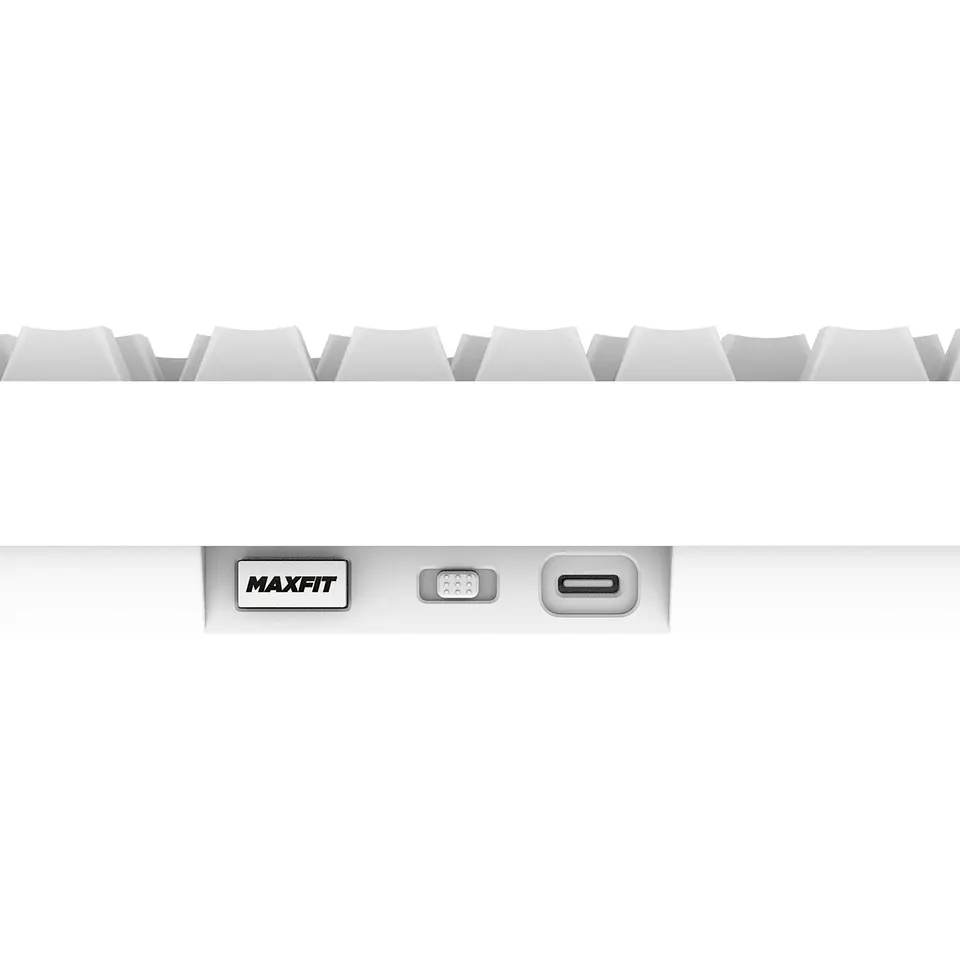 MK921 MAXFIT8 White Teclado Mecánico Inalámbrico Hot-swappable 80% Layout USA 3