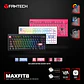 MK921 MAXFIT8 Rosie Pink Teclado Mecánico Inalámbrico Hot-swappable 80% Layout USA - Miniatura 12