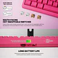 MK921 MAXFIT8 Rosie Pink Teclado Mecánico Inalámbrico Hot-swappable 80% Layout USA - Miniatura 7