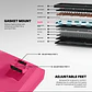 MK921 MAXFIT8 Rosie Pink Teclado Mecánico Inalámbrico Hot-swappable 80% Layout USA - Miniatura 10