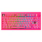 MK921 MAXFIT8 Rosie Pink Teclado Mecánico Inalámbrico Hot-swappable 80% Layout USA - Miniatura 1