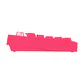 MK921 MAXFIT8 Rosie Pink Teclado Mecánico Inalámbrico Hot-swappable 80% Layout USA - Miniatura 2