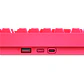 MK921 MAXFIT8 Rosie Pink Teclado Mecánico Inalámbrico Hot-swappable 80% Layout USA - Miniatura 3