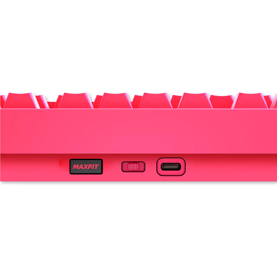 MK921 MAXFIT8 Rosie Pink Teclado Mecánico Inalámbrico Hot-swappable 80% Layout USA 3