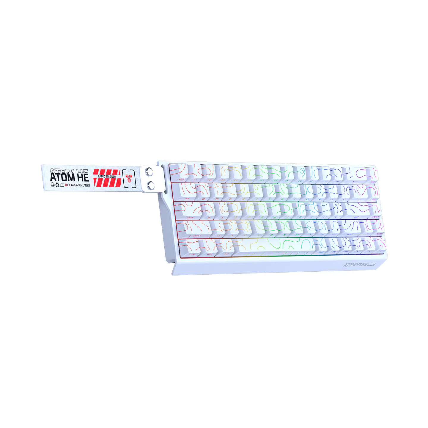 MK922 ATOM HE68 PRO Topo Teclado inalámbrico Magnético 60% 8.000 Hz Layout USA 2