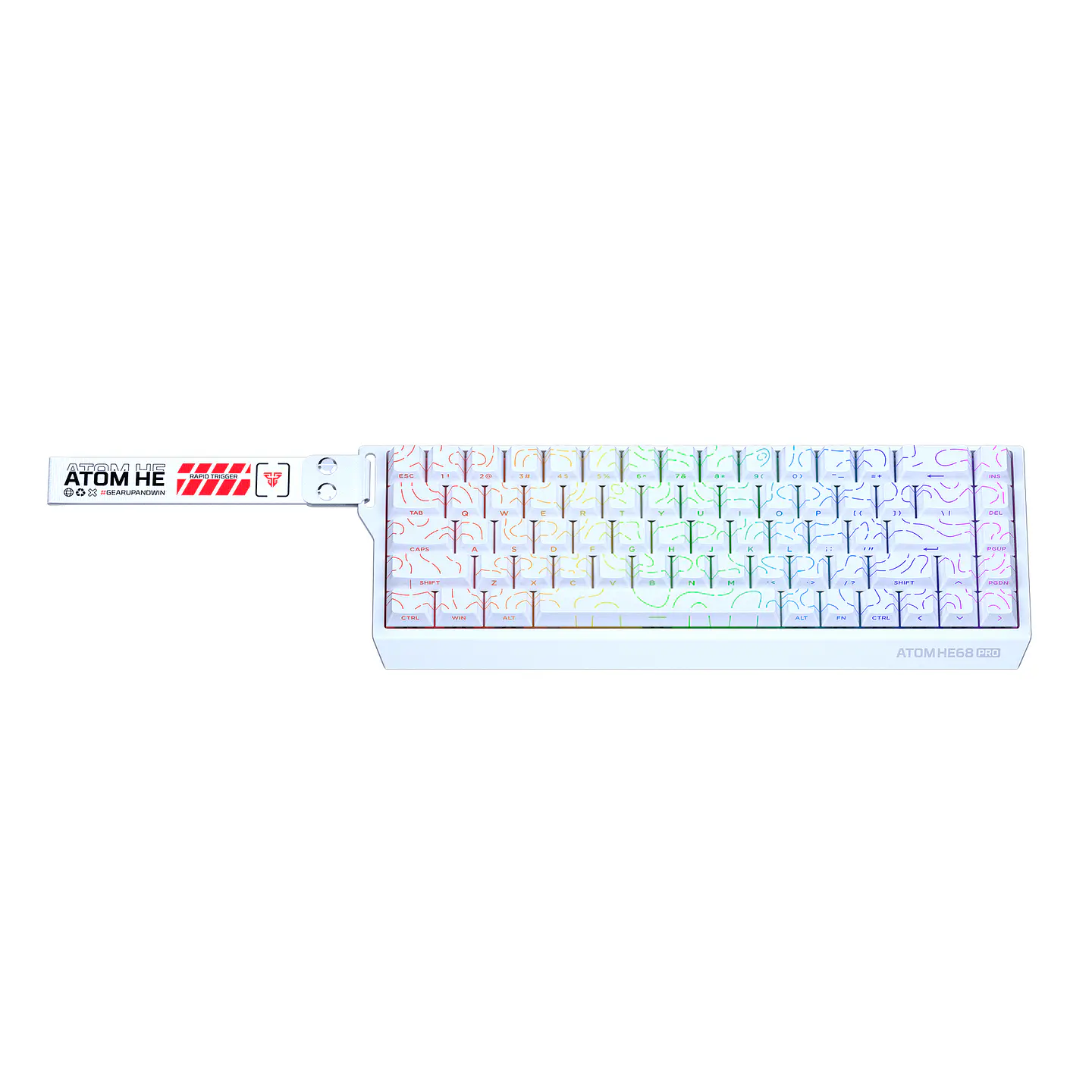 MK922 ATOM HE68 PRO Topo Teclado inalámbrico Magnético 60% 8.000 Hz Layout USA 4