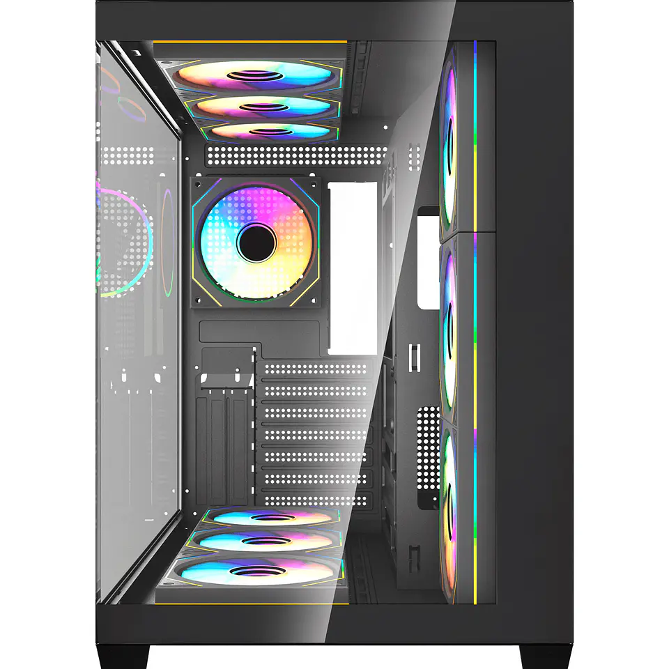 CG85X LUMINA X Black Gabinete Pecera con 6 Ventiladores Infinite aRGB 2
