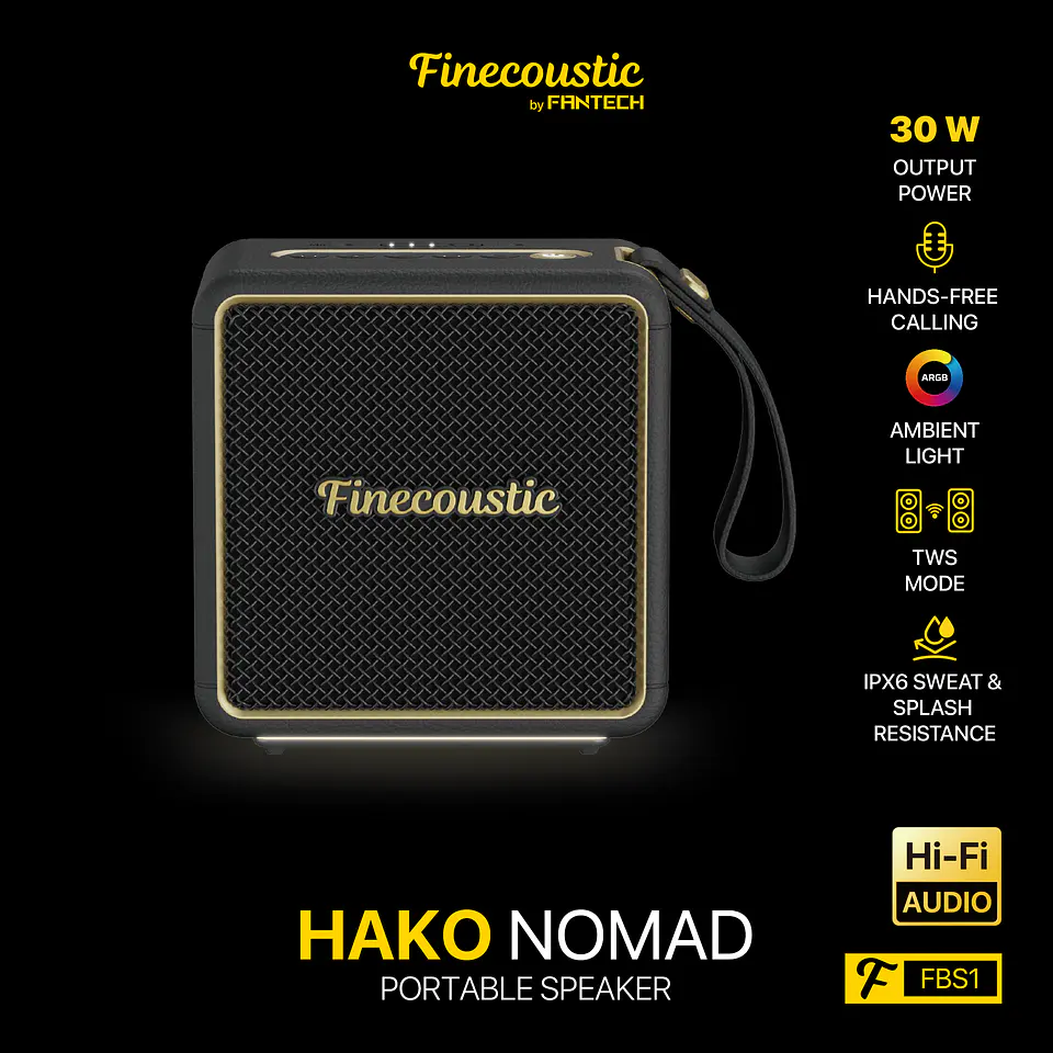 FBS1 HAKO NOMAD Parlante Inalámbrico 30W TWS 14