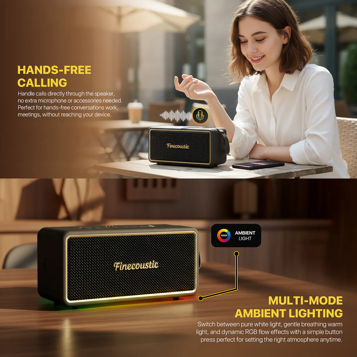 FBS2 HAKO NOMAD L Black Parlante Inalámbrico 65W TWS 8