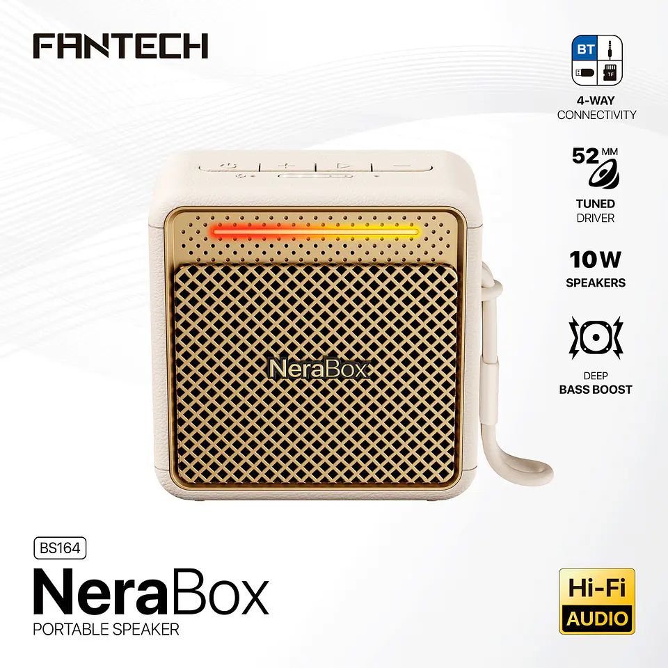 BS164 NeraBox Beige Parlante Inalámbrico 10W 13