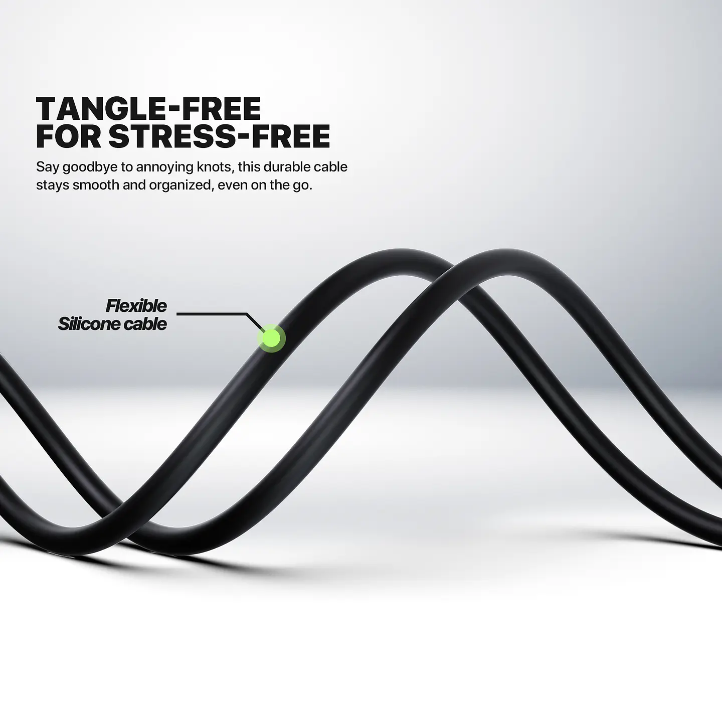 VL2AL VibeLink Black Cable USB A a Lightning 7