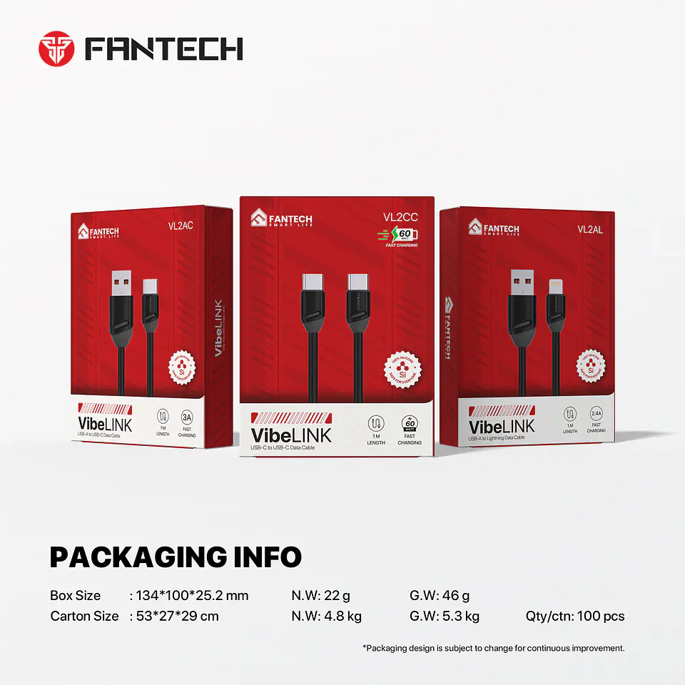 VL2CC VibeLink Black Cable USB C a USB C 12