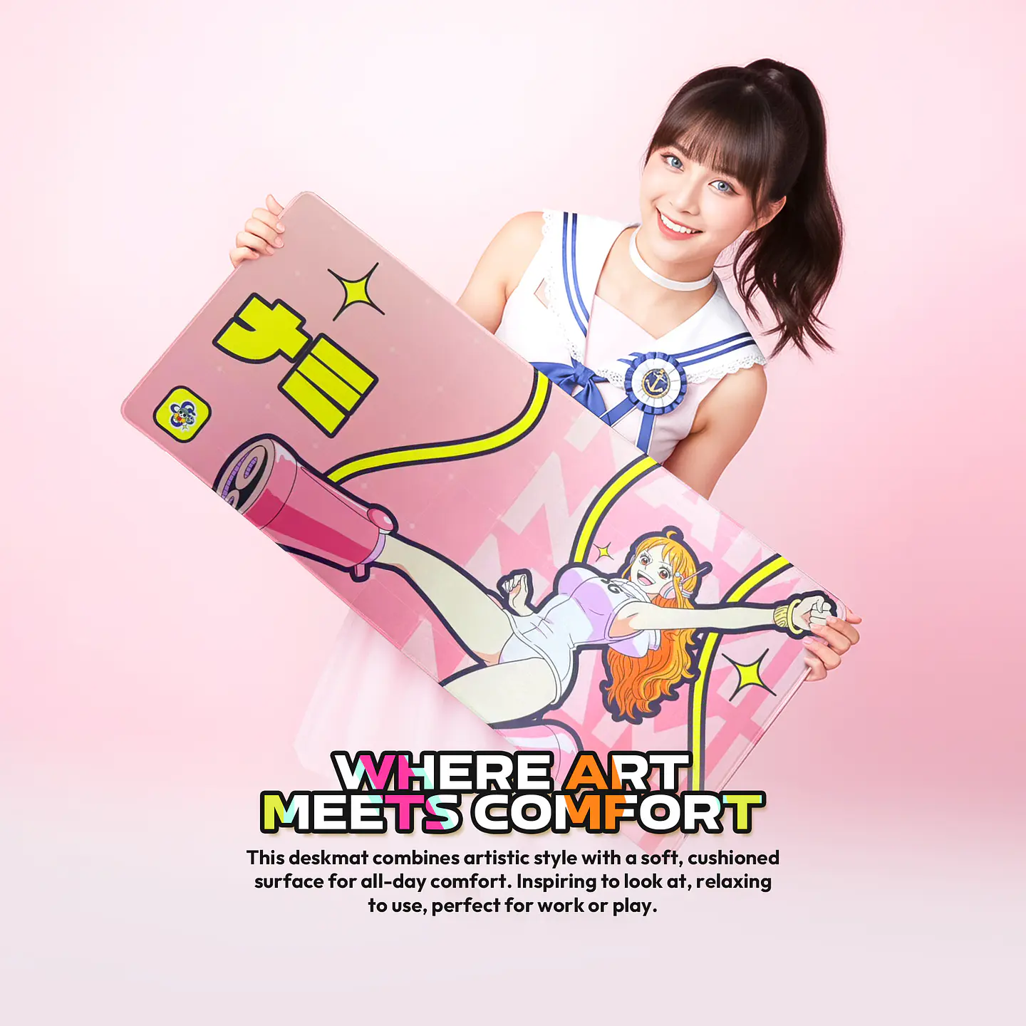 MP905 ATO ONE PIECE Nami Mousepad Deskmat Talla XL 8