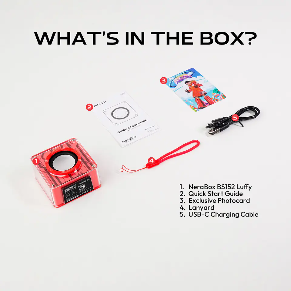 BS152 NeraBox ONE PIECE Luffy Parlante Inalámbrico 5W 22