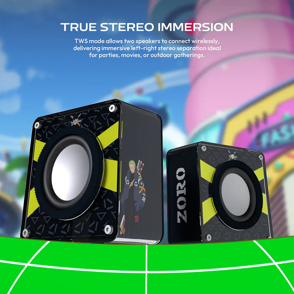 BS152 NeraBox ONE PIECE Zoro Parlante Inalámbrico 5W 19