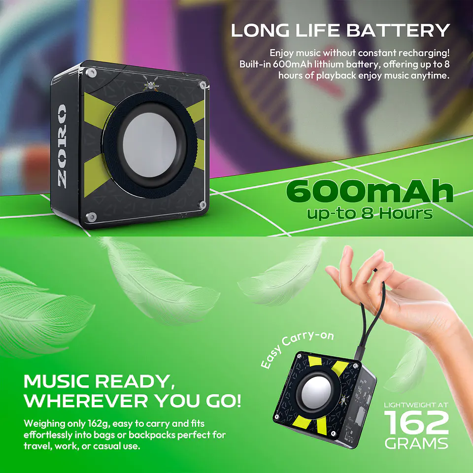 BS152 NeraBox ONE PIECE Zoro Parlante Inalámbrico 5W 20