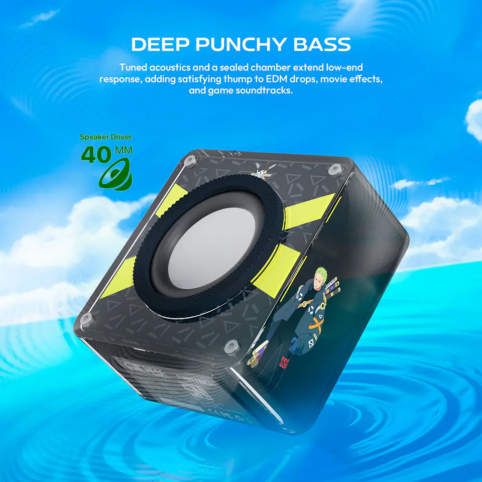 BS152 NeraBox ONE PIECE Zoro Parlante Inalámbrico 5W 21