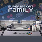 MK922 ATOM HE68 PRO SuperMaxfit Teclado inalámbrico Magnético 60% 8.000 Hz Layout USA - Miniatura 2