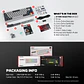 MK922 ATOM HE68 PRO SuperMaxfit Teclado inalámbrico Magnético 60% 8.000 Hz Layout USA - Miniatura 9