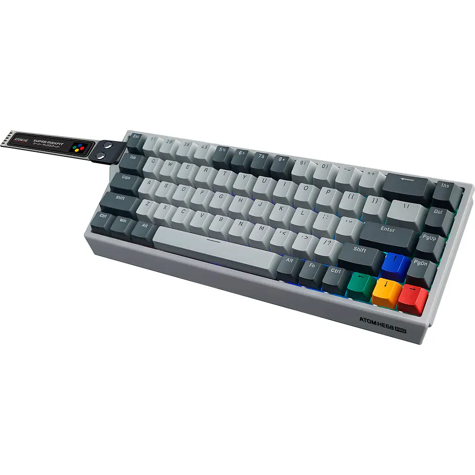 MK922 ATOM HE68 PRO SuperMaxfit Teclado inalámbrico Magnético 60% 8.000 Hz Layout USA 14