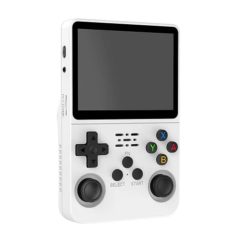 Consola Portátil Retro R36S White Open Source | Juegos Clásicos y 64GB