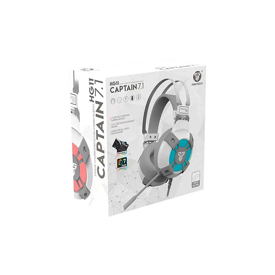 HG11 CAPTAIN Space Edition Audífonos USB 7.1 Virtual 9