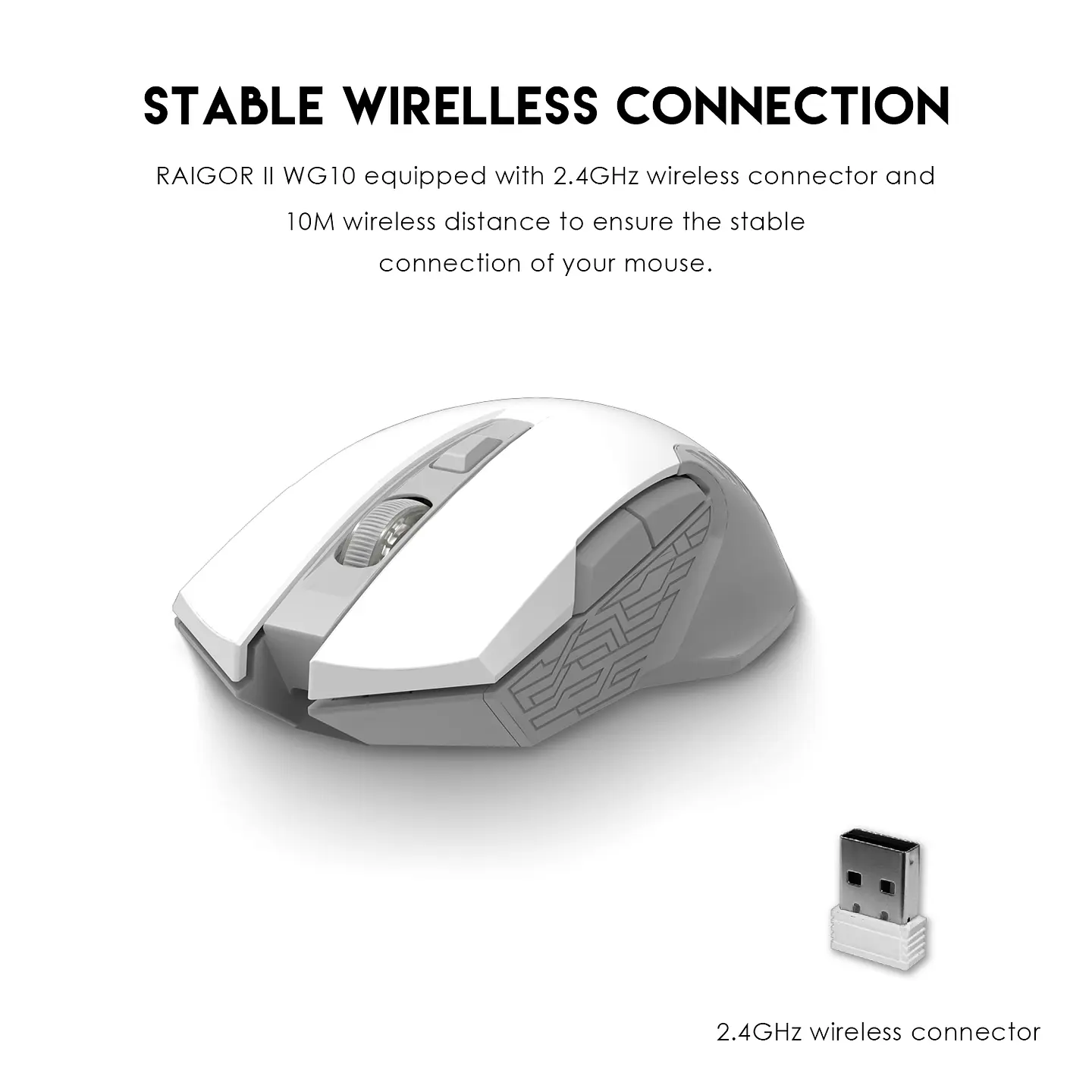WG10 RAIGOR II Space Mouse Inalámbrico 2.000 DPI 2