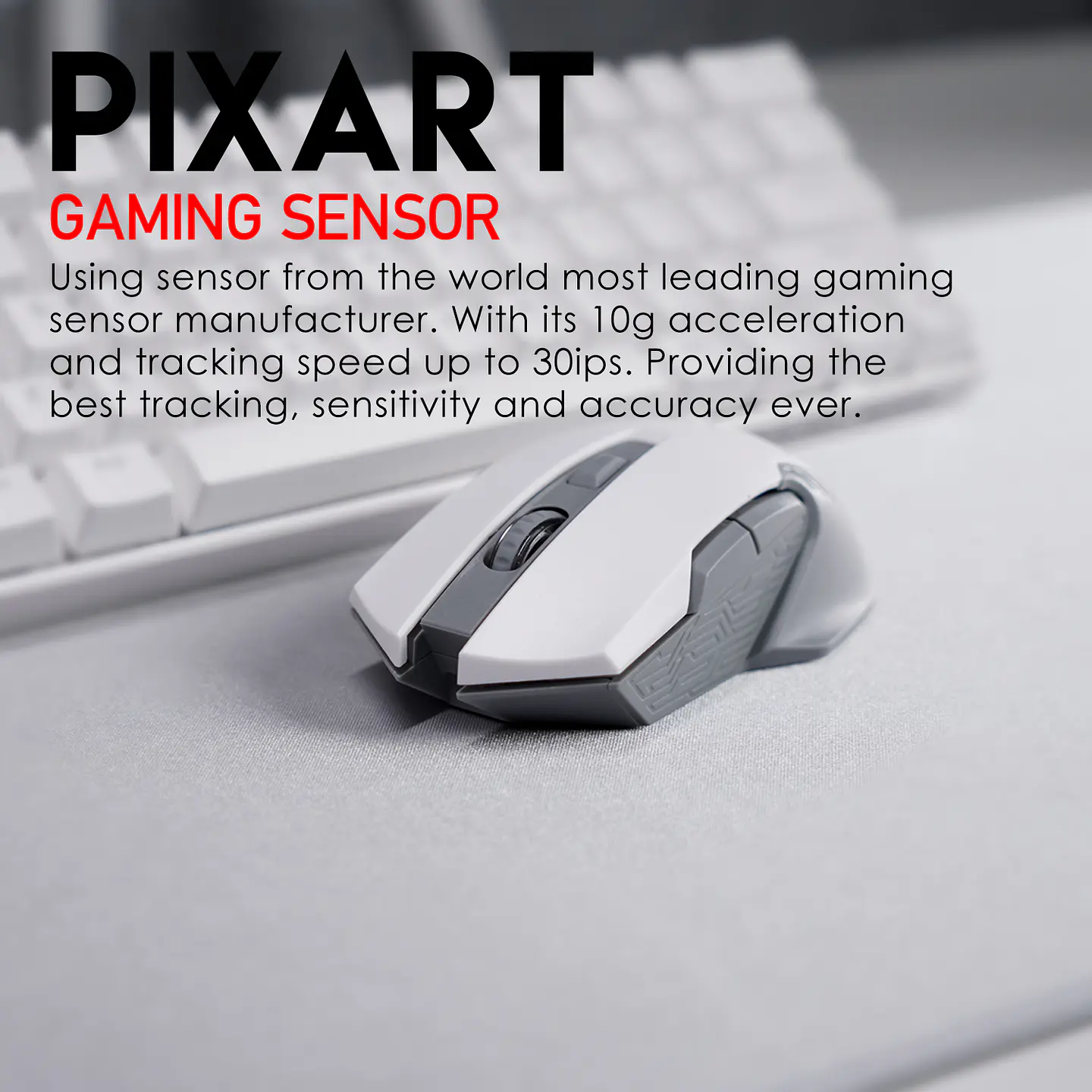 WG10 RAIGOR II Space Mouse Inalámbrico 2.000 DPI 6