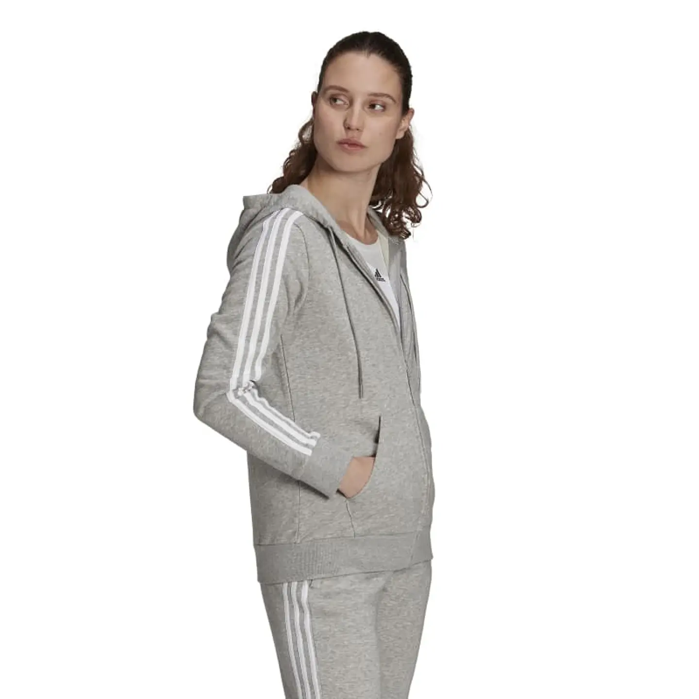 Polerón Mujer Gris Adidas GL0802 3