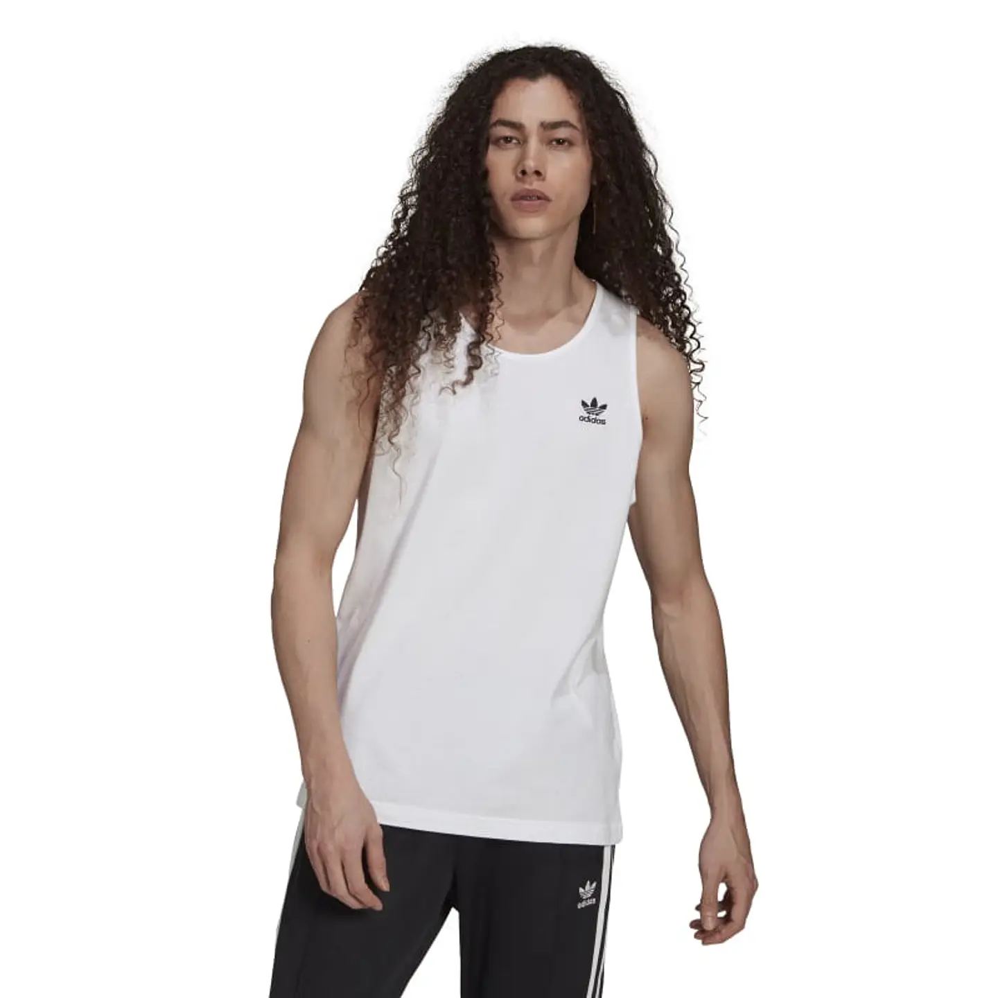 Polera Hombre Blanca Adidas H35497 1