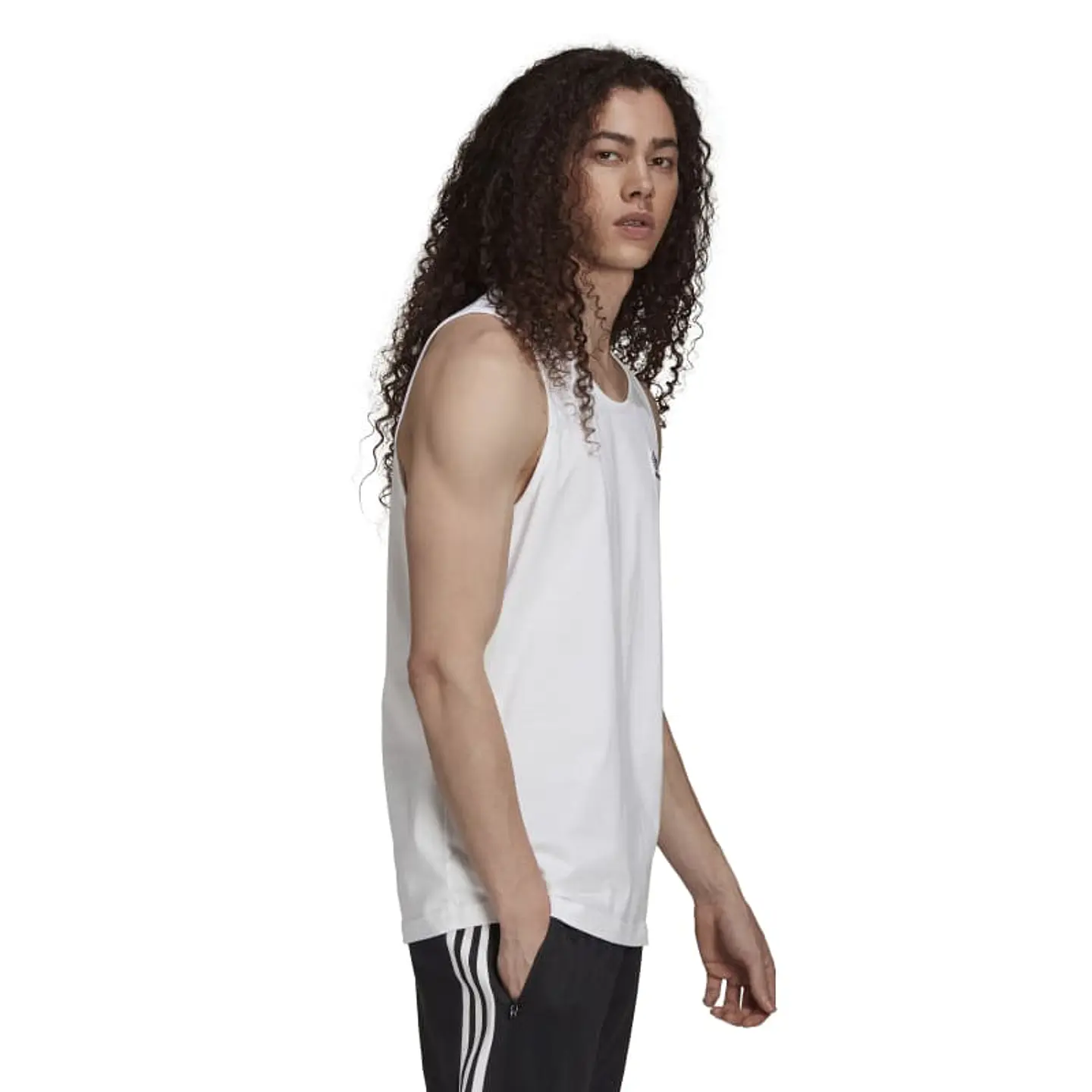 Polera Hombre Blanca Adidas H35497 3