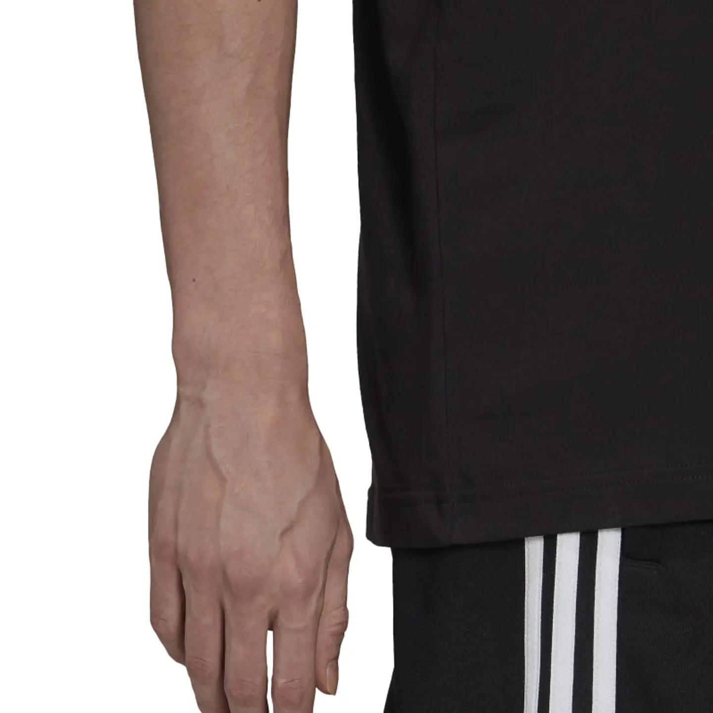 Polera Hombre Negra Adidas H35498 5