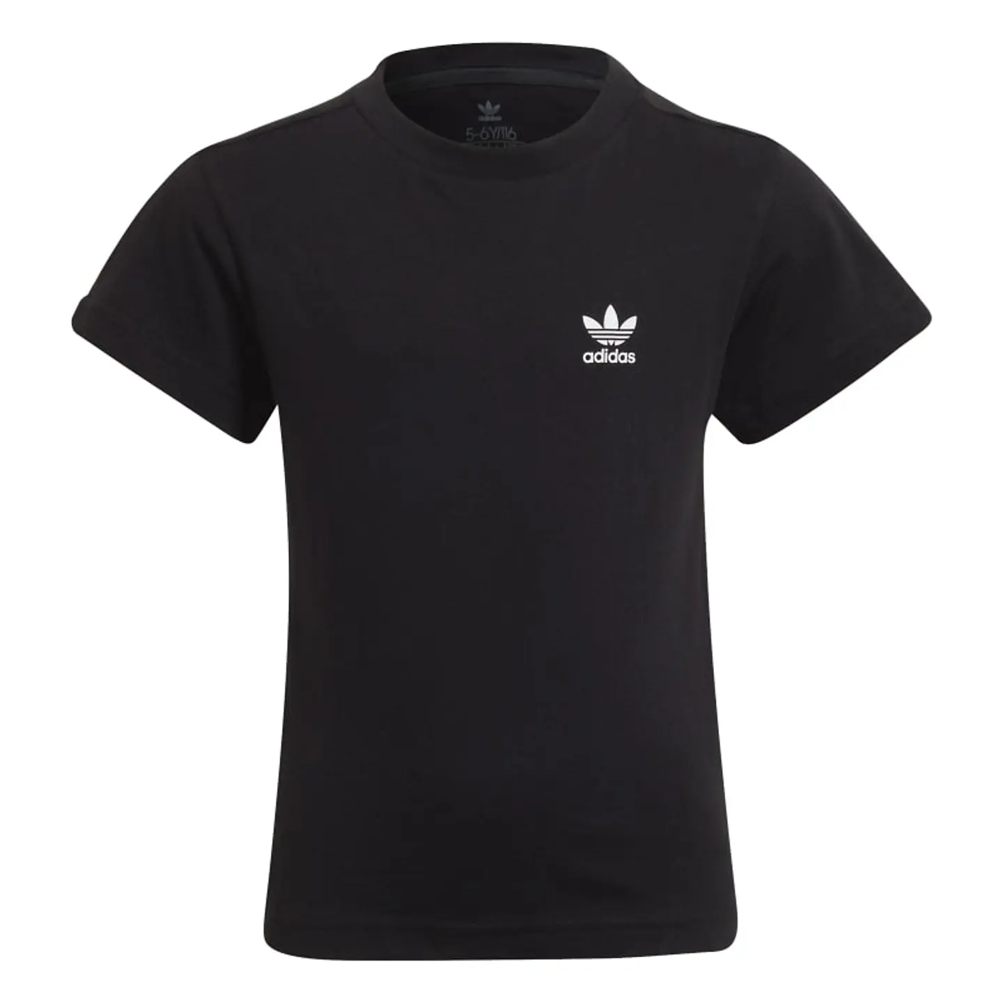 Polera Niño Negra Adidas HC9582 1