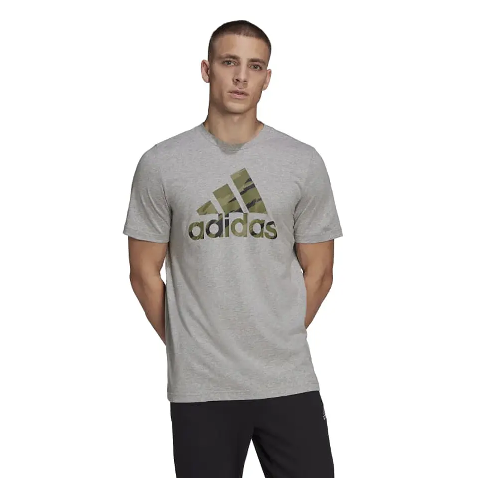 Polera Hombre Gris Adidas HE4376 1
